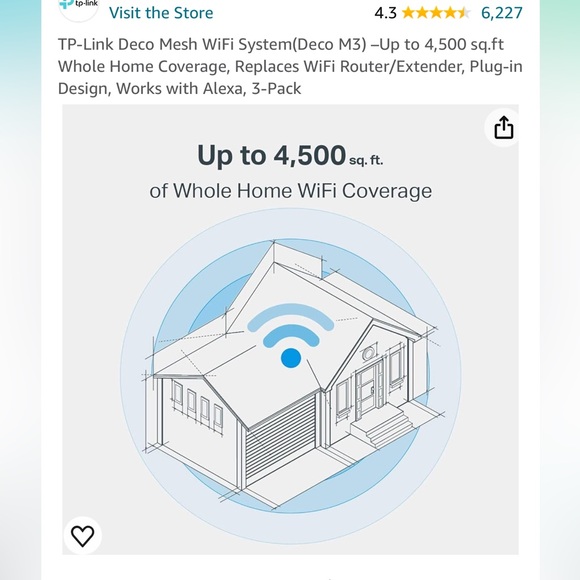 TP-Link Deco Mesh WiFi System(Deco M3) - Picture 6 of 7